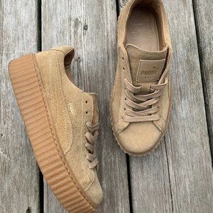 Puma FENTY Suede Creeper Tan W5.5